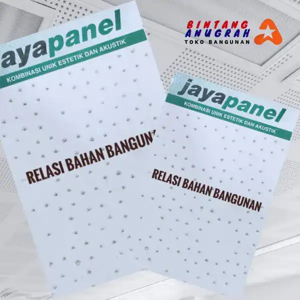 Papan Plafon Gypsum Akustik Jayapanel Toko Bangunan Bintang Anugrah Pekanbaru PT Berkah Tirta Wahana Toko Bangunan Murah Pekanbaru Supplier Papan Plafon Gypsum Akustik Jayapanel Pekanbaru Grosir Gypsum Jayapanel Murah Pekanbaru Jual Plafon Murah Pekanbaru Agen Jayapanel Plafon Pekanbaru Harga Jual Papan Gypsum Murah Pekanbaru Toko Plafon Pekanbaru Material PartisiPlafon Terbaik Bahan Renovasi rumah