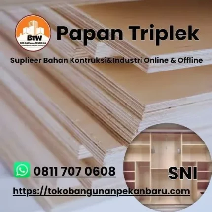 PT. Berkah Tirta Wahana / Toko Bangunan Murah Pekanbaru / Supplier Papan Triplek Murah Pekanbaru / Distributor Papan Polywood Terbaik / Agen Triplek Pekanbaru / Grosir Papan Kayu Multiplek Pekanbaru