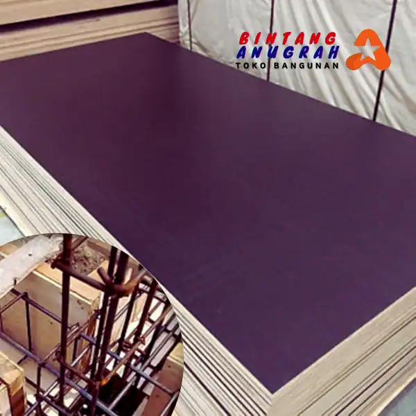 Phenolic Film 12Mm Toko Bangunan Bintang Anugrah Pekanbaru PT Berkah Tirta Wahana Toko Bangunan Murah Pekanbaru Grosir Triplek Phenolic Film Murah Pekanbaru Triplek Cor Beton Supplier Phenolic Film 12Mm Pekanbaru Distributor Triplek Film Terbaik Agen Jual Plywood Phenolic Film Pekanbaru Agen Triplek Pekanbaru
