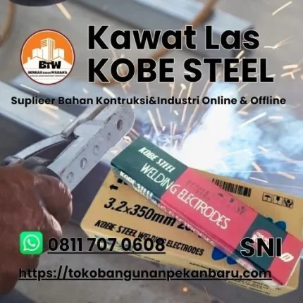 PT. Berkah Tirta Wahana / Toko Bangunan Murah Pekanbaru / Grosir Kawat Las KOBE STEEL Pekanbaru / Supplier Kawat Las RB-26 KOBE-STEEL Pekanbaru / Agen Kawat Pekanbaru / Jual Kawat Las Murah Pekanbaru / Distributor Kawat Las Kobelco Pekanbaru / Harga Jual Kawat Las Listrik Pekanbaru / Toko Kawat Pekanbaru