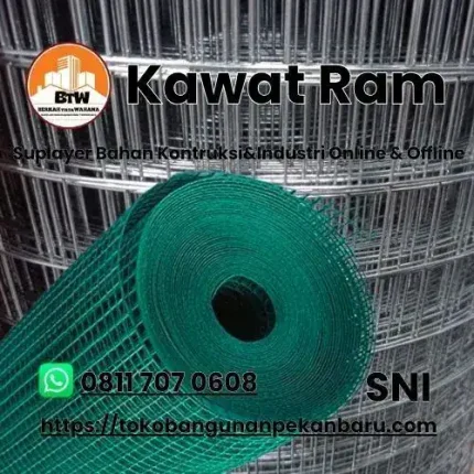 PT. Berkah Tirta Wahana / Toko Bangunan Murah Pekanbaru / Supplier Kawat Loket Murah Pekanbaru / Agen Kawat Pekanbaru-Kawat Loket / Welded Wiremesh / Jual Kawat Ram Terbaik Pekanbaru / Grosir Kawat Ayak Pasir Pekanbaru