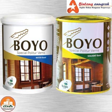 distributor vernis boyo di pekanbaru riau sumatera