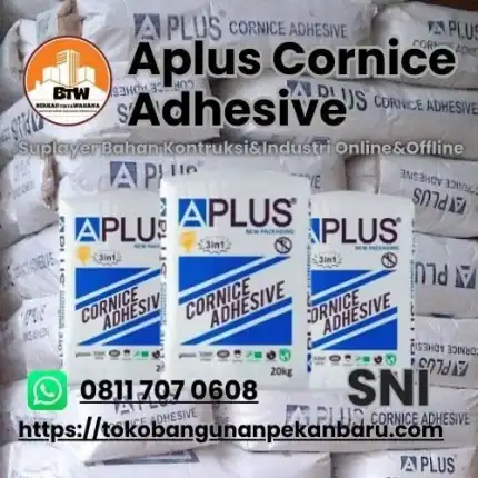Aplus+Cornice+Adhesive+2 PT. BERKAH TIRTA WAHANA / Toko Bangunan Murah Pekanbaru / Supplier Aplus Cornice Adhesive Murah Pekanbaru / Jual Semen Pelamir Murah Pekanbaru / Agen Perekat Cornice (Lis Plafon) Pekanbaru / Grosir Semen Murah Pekanbaru / Distributor Semen Mortar Pekanbaru / Agen Jual Cornice Aplus Murah Pekanbaru