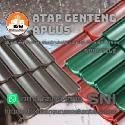 Atap Genteng Aplus Agen Atap Genteng Pekanbaru - Distributor Atap Genteng Metal Aplus Pekanbaru - Grosir Atap Pekanbaru - Jual Atap Murah Pekanbaru - Suplier Genteng Aplus 0.30Mm Pekanbaru - Harga Jual Atap Genteng 0.35Mm Pekanbaru - Agen Genteng Metal Kilat Pekanbaru - Jual Atap Genteng Pasir Pekanbaru