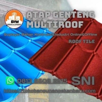 _Atap Genteng MultiRoof 1 Jual Atap Genteng Pekanbaru - Jual Atap Genteng Metal MultiRoof Pekanbaru - Supplier Atap Pekanbaru - Grosir Atap Murah Pekanbaru - Jual Atap Genteng Murah Pekanbaru - Distributor Atap MultiRoof 0.25Mm Pekanbaru - Agen Atap Genteng 0.35Mm Pekanbaru - Jual Genteng Metal Kilat Pekanbaru - Supplier Atap Genteng Pasir Pekanbaru