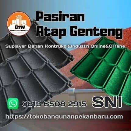 _Atap Genteng Pasiran Jual Atap Genteng Pasiran Pekanbaru