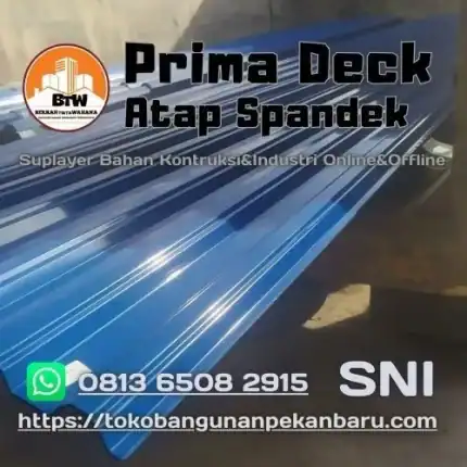 Distributor spandek prima deck di pekanbaru riau sumatera