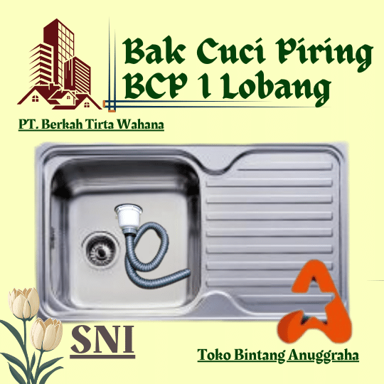 Jual Bak Cuci Piring BCP 1 Lobang Pekanbaru