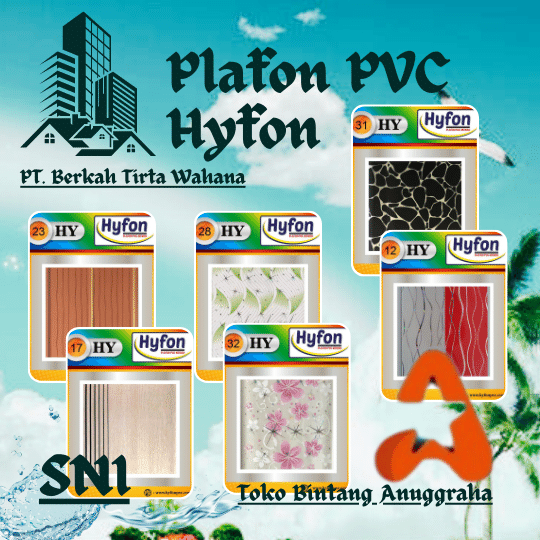Jual Plafon PVC Hyfon Pekanbaru
