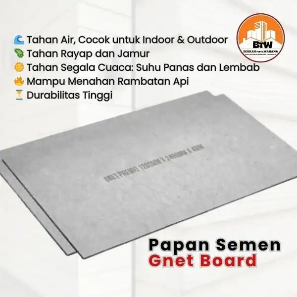 PT. Berkah Tirta Wahana / Toko Bangunan Murah Pekanbaru / Supplier Papan Semen Gnet Board Pekanbaru / Distribuor Plafon Semen Gnet Board Pekanbaru / Agen Papan Plafon Pekanbaru / Toko Papan Semen Pekanbaru / Jual Plafon Murah Pekanbaru / Grosir Gnet-Board Termurah Pekanbaru GNET Cement Board Pekanbaru