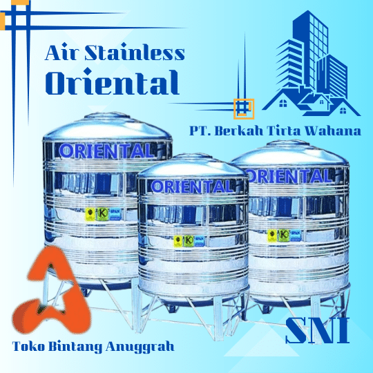 Jual Tangki Air Stainless Oriental Pekanbaru