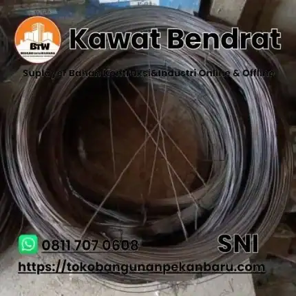 PT. Berkah Tirta Wahana / Toko Bangunan Murah Pekanbaru / Grosir Kawat Ikat Pekanbaru / Agen Kawat Pekanbaru / Supplier Kawat Bendrat Murah Pekanbaru / Distributor Kawat Besi Terbaik Pekanbaru / Harga Kawat Hitam Bendrat Pekanbaru / Toko Kawat Pekanbaru