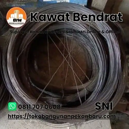 PT. Berkah Tirta Wahana / Toko Bangunan Murah Pekanbaru / Grosir Kawat Ikat Pekanbaru / Agen Kawat Pekanbaru / Supplier Kawat Bendrat Murah Pekanbaru / Distributor Kawat Besi Terbaik Pekanbaru / Harga Kawat Hitam Bendrat Pekanbaru / Toko Kawat Pekanbaru