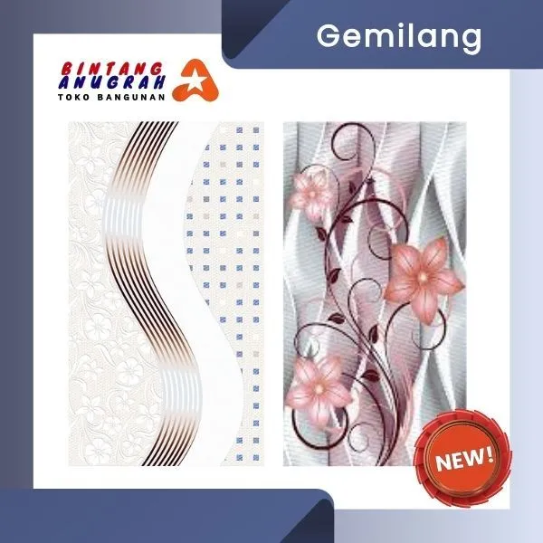 Keramik Dinding Gemilang Toko Bangunan Bintang Anugrah Pekanbaru Toko Bangunan Bintang Anugrah Pekanbaru PT Berkah Tirta Wahana Toko Bangunan Murah Pekanbaru Grosir Keramik Pekanbaru Keramik Gemilang Murah Pekanbaru Gemilang Keramik 40x40cm Motif motif Keramik Gemilang Keramik Lantai Per Dus Toko Keramik Murah Pekanbaru