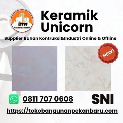 PT. Berkah Tirta Wahana / Toko Bangunan Murah Pekanbaru / Agen Keramik Pekanbaru / Keramik Unicorn 40x40cm / Motif Keramik Unicorn / Harga Keramik Unicorn Terbaru / Keramik Lantai Unicorn / Toko Keramik Murah Pekanbaru