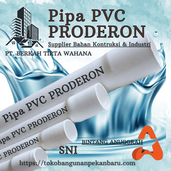 Jual Pipa PVC PRODERON Pekanbaru