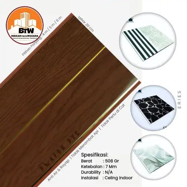 Plafon PVC Golden Toko Bangunan Bintang Anugrah Pekanbaru PT Berkah Tirta Wahana Toko Bangunan Murah Pekanbaru Agen Plafon PVC Golden Pekanbaru Jual Plafon PVC Murah Pekanbaru Grosir Plafon Pekanbaru Distributor Papan Plafon Pekanbaru Bahan Renovasi rumah Toko Plafon Murah Pekanbaru Supplier Plafon Murah Pekanbaru