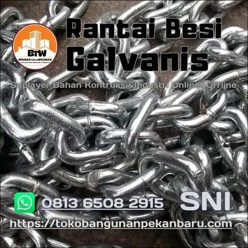 Toko Bangunan Murah Pekanbaru - Agen Rantai Besi Galvanis Pekanbaru - Grosir Rantai Besi murah Pekanbaru - Jual Rantai Murah Pekanbaru - Stainless Steel Chain Pekanbaru - Supplier Rantai Kapal Terbaik Pekanbaru - Rantai Galvanis Pekanbaru - Rantai-Besi G80 Pekanbaru - Distributor Rantai-Besi Load Chain Pekanbaru
