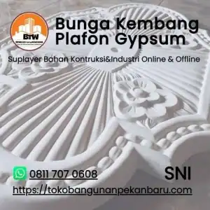 PT Berkah Tirta Wahana   Toko Bangunan Murah Pekanbaru   Distributor Bunga Kembang Plafon Gypsum Pekanbaru   Agen Plafon Gypsum Pekanbaru   Suppier Kembang Lampu Plafon Gypsum Pekanbaru   Jual Gypsum Murah Pekanbaru   Material PartisiPlafon Terbaik   Toko Plafon Murah Pekanbaru   Grosir Plafon Gypsum Motif Kembang Pekanbaru