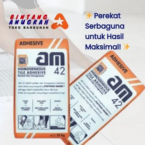 Semen Perekat Keramik AM 42 Toko Bangunan Bintang Anugrah Pekanbaru PT Berkah Tirta Wahana Toko Bangunan Murah Pekanbaru Agen Semen Keramik AM 42 Pekanbaru Perekat Keramik AM 42 Pekanbaru Semen Perekat Granite Tile Pekanbaru Perekat Ubin Instan Jual Semen Instan Perekat keramik Pekanbaru Agen Semen Pekanbaru Grosir Semen Keramik murah Pekanbaru