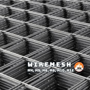 Wiremesh M4 M5 M6 M8 M10 M12 Toko Bangunan Bintang Anugrah Pekanbaru Agen Besi Wiremesh Pekanbaru Jual Besi Wiremesh Murah Pekanbaru Distribtor Wiremesh M10 Pekanbaru Grosir Wiremesh SNI 8 Pekanbaru Supplier Besi Wiremesh SNI Pekanbaru Harga Jual Besi Wiremesh lembaran Pekanbaru Agen Jual Wiremesh Roll Pekanbaru Kini tersedia di PT Berkah Tirta Wahana