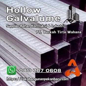 Jual Hollow Galvalume Terbaik Pekanbaru