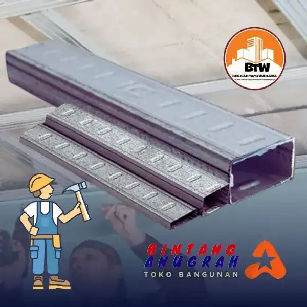PT. Berkah Tirta Wahana - Toko Bangunan Murah Pekanbaru - Supplier Hollow Galvalume Murah Pekanbaru - Grosir Baja Ringan Murah Pekanbaru - Distributor Hollow Plafon & Gypsum Pekanbaru - Harga Jual Baja Ringan Hollow-Galvalume Pekanbaru - Jual Baja Ringan Pekanbaru - Supplier Besi Hollow Galvalum Terbaik Pekanbaru - Jual Grosir Hollow-Galvalum 20 x 40 Pekanbaru - Agen Hollow Plafon Pekanbaru