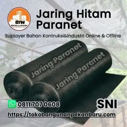 PT Berkah Tirta Wahana  Toko Bangunan Murah Pekanbaru  Agen Jaring Hitam Paranet Terbaik Pekanbaru  Jual Parenet Murah Pekanbaru  jaring hitam penahan panas  Jaring Peneduh Tanaman  Supplier Jaring Paranet 90 Pekanbaru  Jaring Peneduh Ultraviolet Pekanbaru