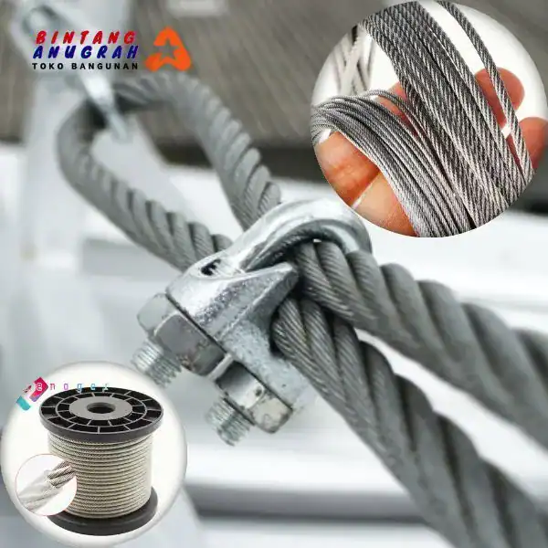 PT. Berkah Tirta Wahana / Toko Bangunan Murah Pekanbaru / Grosir Kawat Wire Rope Sling Baja Pekanbaru / Agen Kawat Pekanbaru / Jual Tali-Sling Baja Murah Pekanbaru / Distributor Wire Rope-Kawat Sling Pekanbaru / Supplier Kabel Sling Baja Pekanbaru / Toko Kawat Pekanbaru