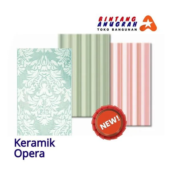 Keramik Dinding Opera Toko Bangunan Bintang Anugrah Pekanbaru Toko Bangunan Bintang Anugrah Pekanbaru PT Berkah Tirta Wahana Toko bangunan Murah Pekanbaru Jual Keramik Murah Pekanbaru Distributor Keramik Opera Terlengkap Pekanbaru Supplier Keramik Lantai Opera 60x60 Terdekap di Pekanbaru Harga Jual Keramik Dinding Opera 25x45cm Pekanbaru Agen Keramik Pekanbaru