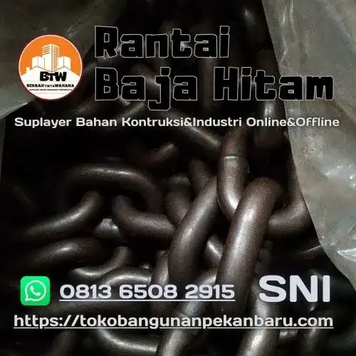Toko Bangunan Murah Pekanbaru - Jual Rantai Murah Pekanbaru - Distributor Rantai Hitam Baja Pekanbaru - Agen Rantai Baja Hitam Pekanbaru - Rantai Hitam / Chain Besi Pekanbaru - Rantai Besi Hitam Pekanbaru - Rantai Baja G80 10MM Pekanbaru - Supplier Rantai Sling Pekanbaru - Rantai Galvanis Pekanbaru - Grosir Rantai Baja Grade 100 Pekanbaru