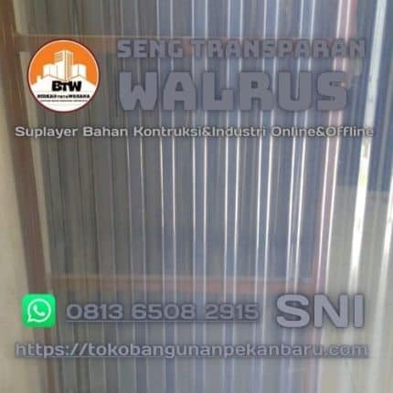 Seng Transparan Walrus Jual Seng PVC Transparan Walrus Pekanbaru - Agen Seng PVC Walrus Pekanbaru - Jual Seng PVC Pekanbaru - Grosir Seng PVC Gelombang Pekanbaru - Jual Atap Murah Pekanbaru - Distributor Atap Fiber Transparan Pekanbaru - Agen Seng PVC Transparan Pekanbaru - Grosir Atap PVC Murah Pekanbaru - Supplier Atap Pekanbaru - Jual Seng Bening PVC Pekanbaru - Agen Atap Seng PVC Pekanbaru
