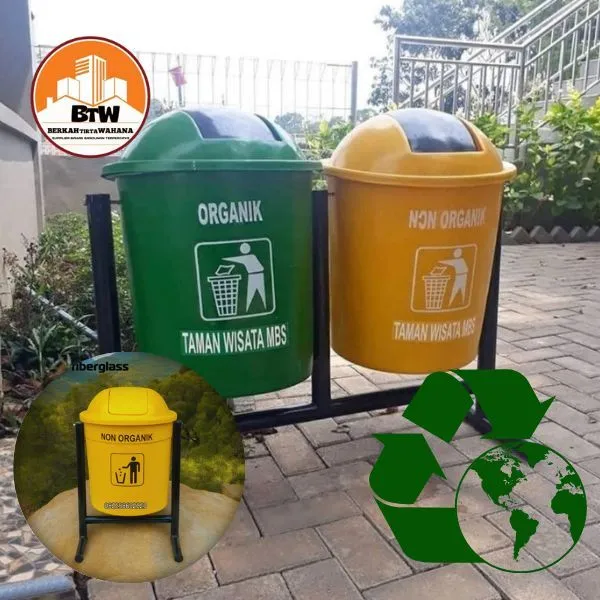 Tempat Sampah Fiberglass Organik Non Organik Toko Bangunan Bintang Anugrah Pekanbaru PT Berkah Tirta Wahana Toko Bangunan Murah Pekanbaru Agen Tong Sampah Fiberglass Pekanbaru Jual Tong Sampah Murah Pekanbaru Supplier Tempat Sampah Fiberglass 3 IN 1 Pekanbaru Distributo Tempat Sampah Fiberglass Organik Non Organik Pekanbaru Toko Tong Sampah Pekanbaru Grosir Tempat Sampah Fiberglass Terbaik di Pekanbaru