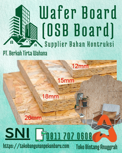 Grosir WaferBoard (OSB Board) di Pekanbaru