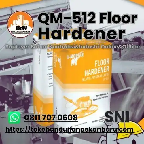 PT. Berkah Tirta Wahana / Toko Bangunan Murah Pekanbaru / Agen Floor Hardener QM 512 Murah Pekanbaru / Jual Semen Mortar Murah Pekanbaru / Semen Pengeras Lantai Pekanbaru / Supplier G-Mortar Murah Pekanbaru / Grosir Semen Pekanbaru / Distributor Semen Mortar Floor Hardener Pekanbaru