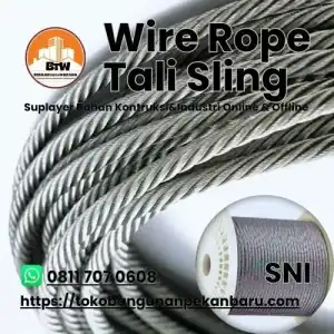 PT Berkah Tirta Wahana  Toko Bangunan Murah Pekanbaru  Grosir Kawat Sling Baja Pekanbaru  Jual Kawat Seling Murah Pekanbaru  Distributor Wire Rope Tali Sling Pekanbaru Harga Kawat Seling Lapis Plastik Pekanbaru  Agen Kawat Pekanbaru  Supplier Wire Rope Kawat Sling Baja Pekanbaru Toko Kawat Pekanbaru