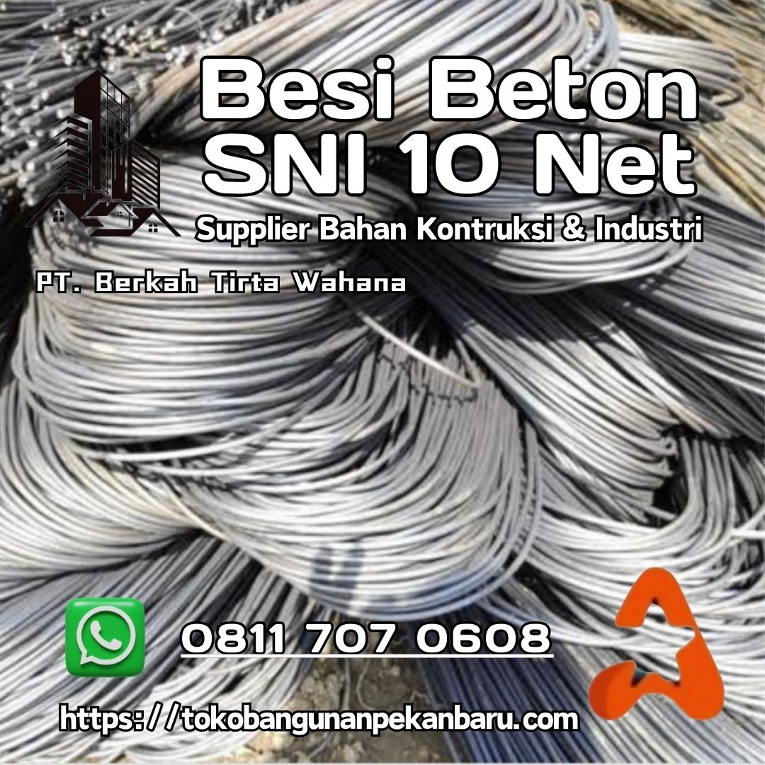 Besi Beton 10 NET SNI Pekanbaru