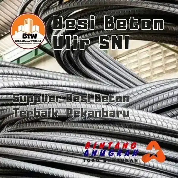 PT Berkah Tirta Wahana   Toko Bangunan Termurah Pekanbaru   Agen Besi Beton Ulir Pekanbaru   Jual Besi Ulir Murah Pekanbaru   Besi Beton Murah Pekanbaru   Besi Ulir SNI 16mmx12m Pekanbaru   Grosir Besi Murah Pekanbaru   Besi Ulir Terbaik Pekanbaru   Besi Baja Beton Pekanbaru   Harga Besi Ulir Pekanbaru