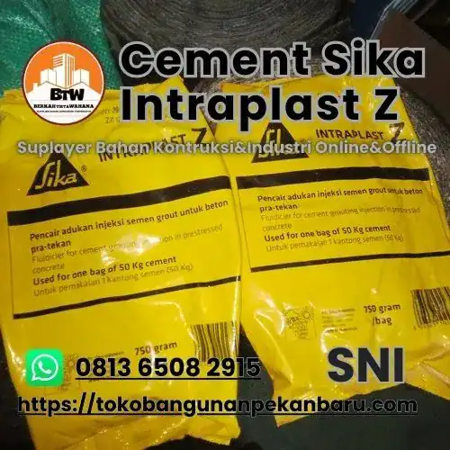 PT. Berkah Tirta Wahana / Toko Bangunan Murah Pekanbaru / Grosir Sika Interplast Z Murah Pekanbaru / Distributor Sika-Interplast Z Terbaik Pekanbaru / Pencair Adukan Injeksi Beton / Supplier SIKA INTRAPLAST-Z cement Pekanbaru / Jual Semen Murah Pekanbaru
