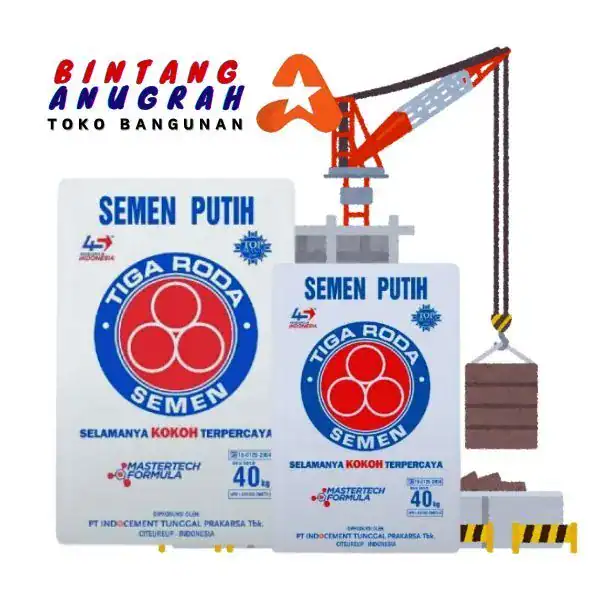 Semen Putih Tiga Roda Toko Bangunan Bintang Anugrah Pekanbaru PT Berkah Tirta Wahana Toko Bangunan Murah Pekanbaru Grosir Semen Putih Tiga Roda Pekanbaru Agen Jual Semen Putih Murah Pekanbaru Jual Semen Murah Pekanbaru Supplier Semen Portland Pekanbaru Distributor Semen Tiga Roda 40Kg Pekanbaru Agen Semen Putih Tiga Roda Murah Pekanbaru