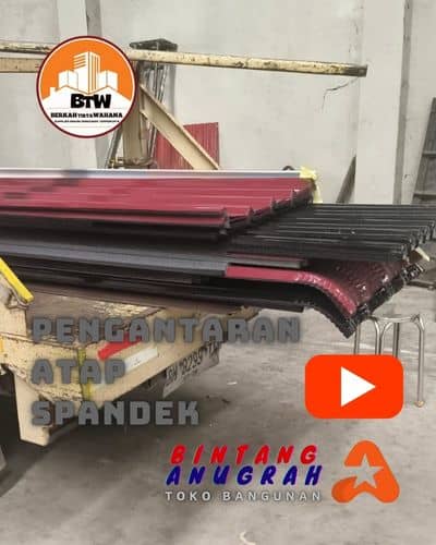 Pengantaran Atap Spandek Toko Bangunan Bintang Anugrah Pekanbaru Toko Bangunan Murah Pekanbaru Jual Spandek RABARI DECK Pekanbaru Grosir Atap Spandek Murah Pekanbaru Distributor Atap Pekanbaru Jual Atap Murah Pekanbaru Supplier Spandek Pekanbaru Agen Atap 030Mm Pekanbaru