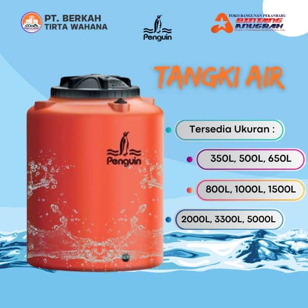 Tangki Air Toko Bangunan Bintang Anugrah Pekanbaru Jual Tangki Air Penguin Agen Tangki Fiber Pekanbaru Distributor Tangki Air Pekanbaru Supplier Tangki Pekanbaru Harga Tangki Fiber Penguin
