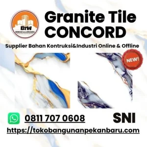 PT Berkah Tirta Wahana  Toko Bangunan Murah Pekanbaru  Agen Granite Pekanbaru  Granite CONCORD Murah Pekanbaru  CONCORD Granite Tile 80x80  Harga Granite Tile CONCORD  Toko Granite Murah Pekanbaru  Motif Motif Granite Terlaris