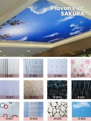 Plafon PVC SAKURA Toko Bangunan Bintang Anugrah Pekanbaru Toko Bangunan Bintang Anugrah Pekanbaru Plafon PVC SAKURA