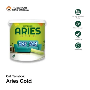 cat tembok aries gold